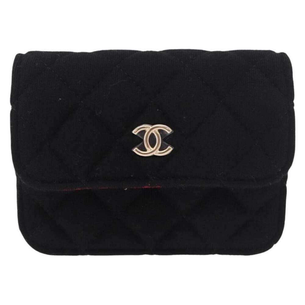 Chanel Matelasse Chain Shoulder Bag Black